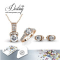 Destin bijoux cristal de Swarovski Eve Set boucles d’oreilles et pendentif anneau